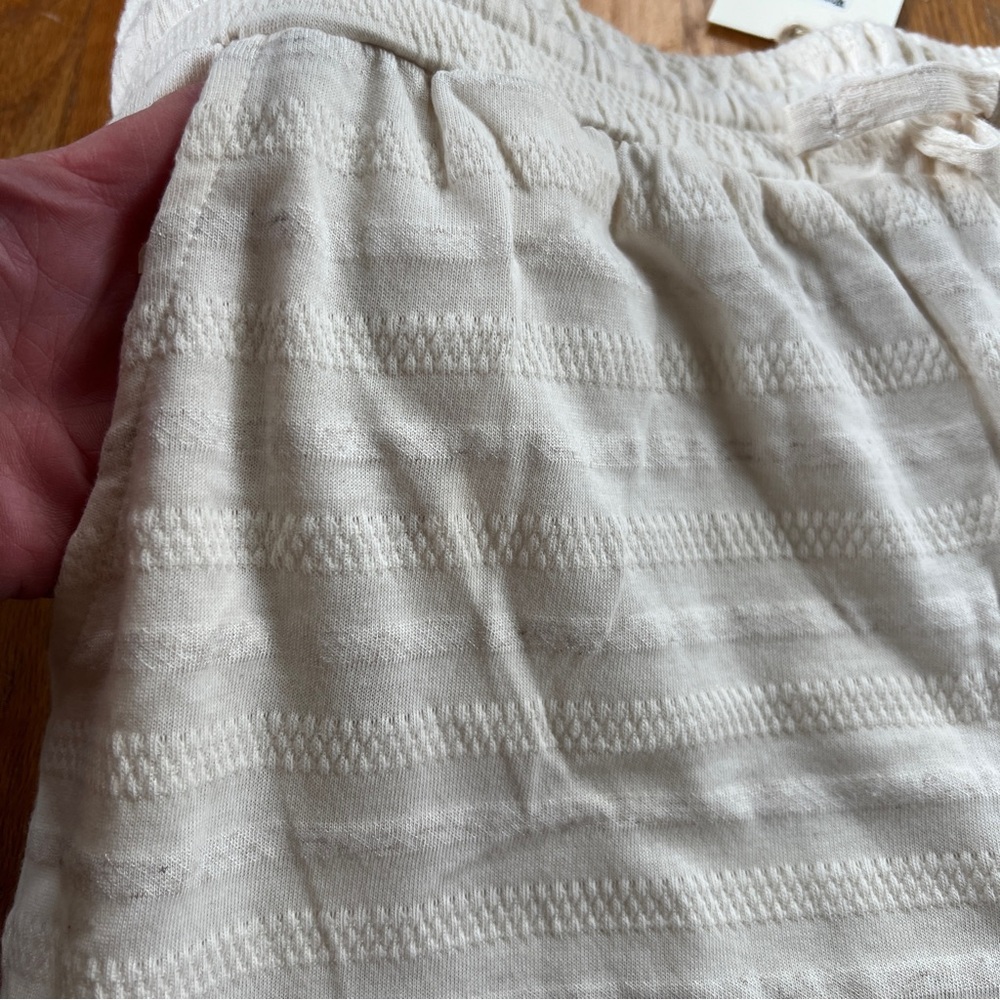 NEW World Market cream striped lounge set - Picture 7 of 10